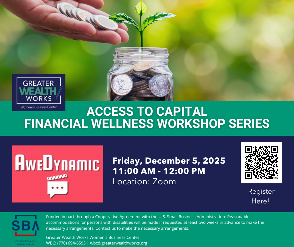 Access to Capital - Awe Dynamic- December 5th
